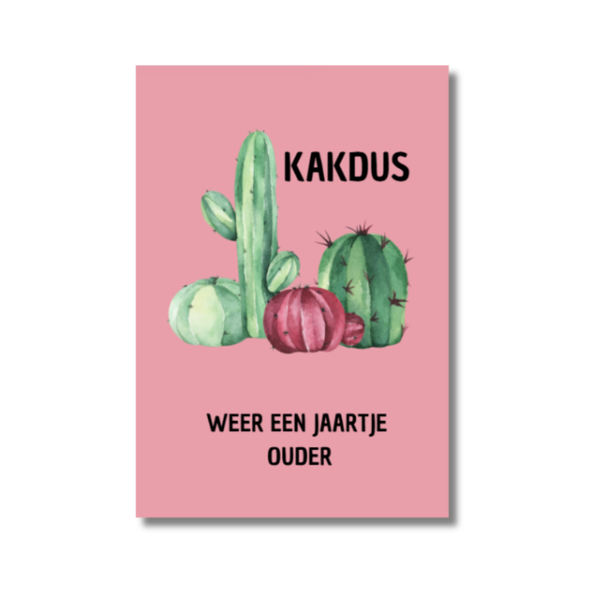 Wenskaart Kakdus