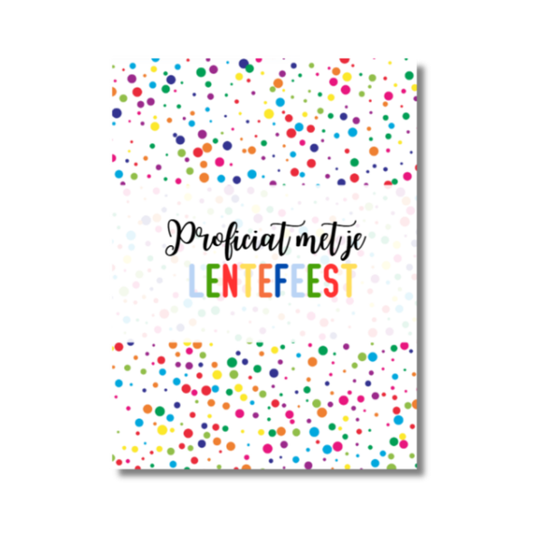 Wenskaart Lentefeest