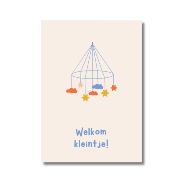 Wenskaart Welkom kleintje
