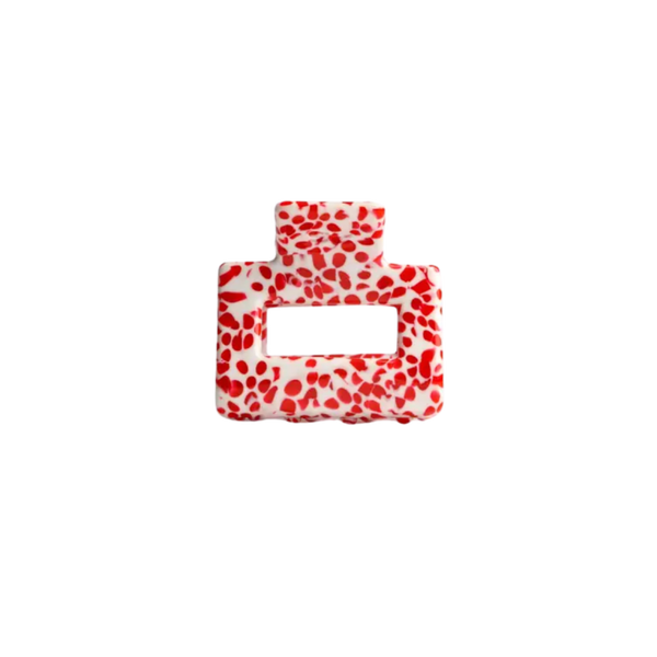 Haarclip Square kers