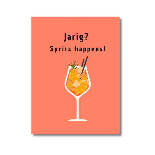 Wenskaart Spritz