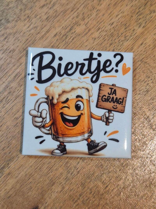 Magneet tegel | Biertje