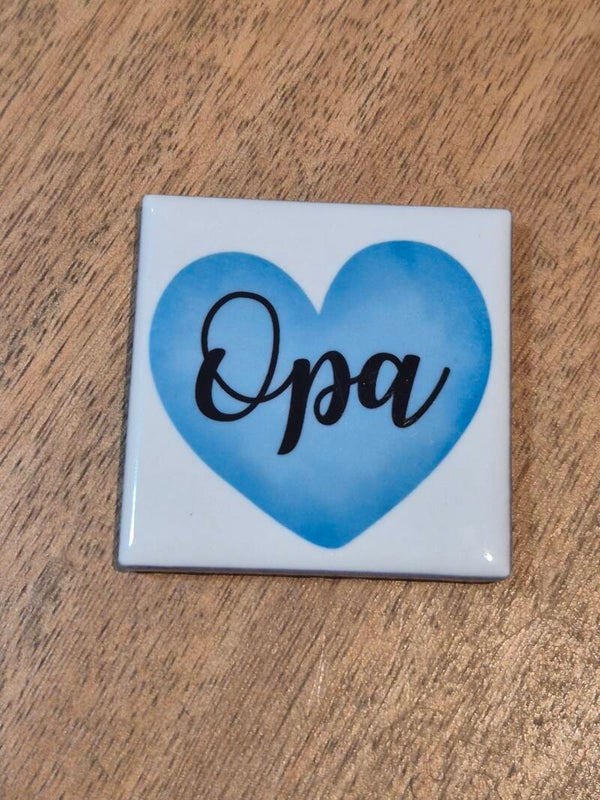 Magneet tegel | Opa