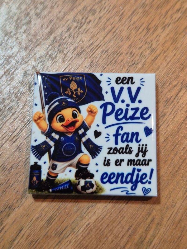 Magneet tegel | VV Peize eendje