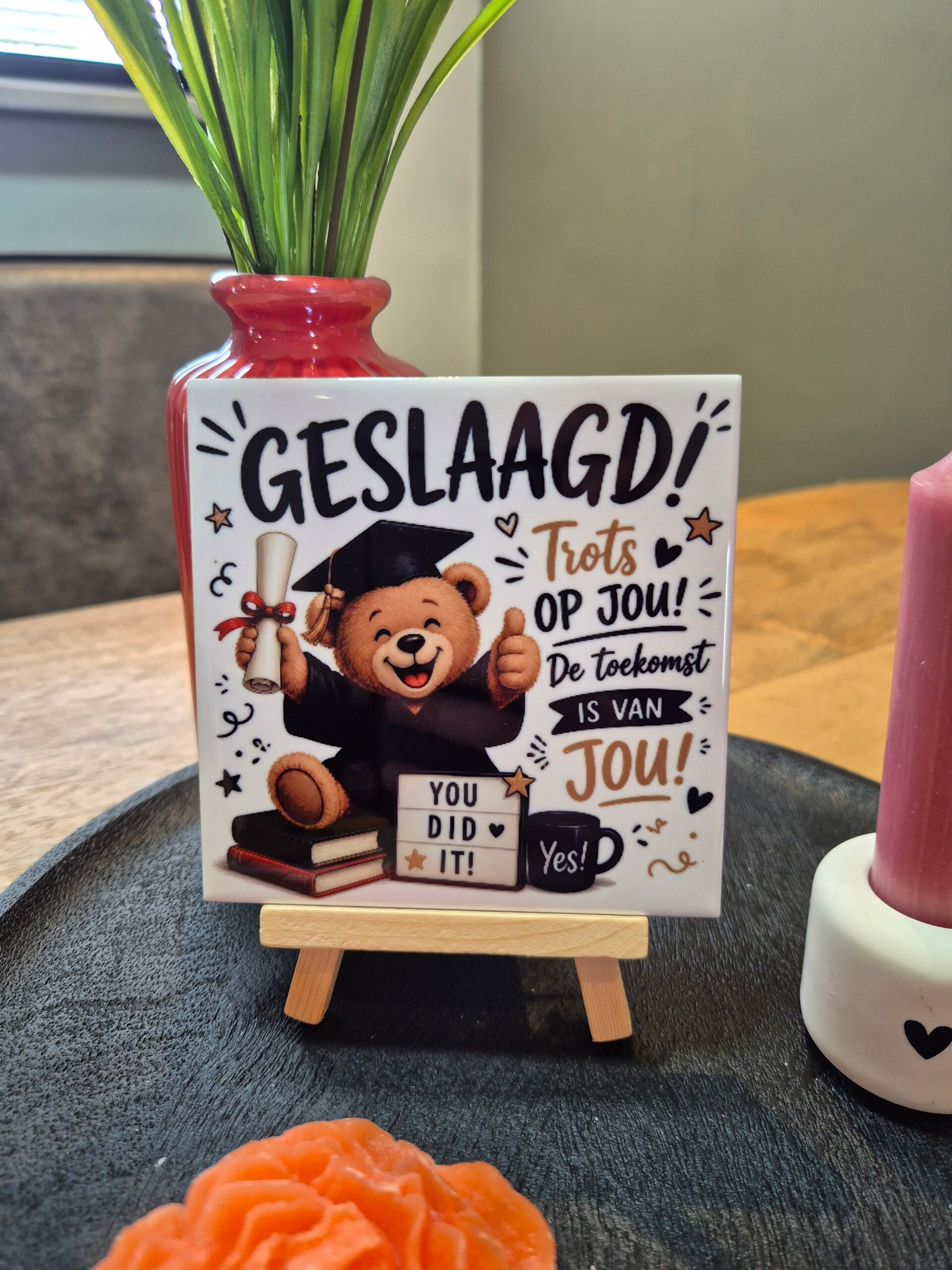 Tegel | Geslaagd beertje