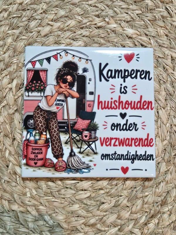 Tegel | Kamperen is huishouden onder verzwarende omstandighede