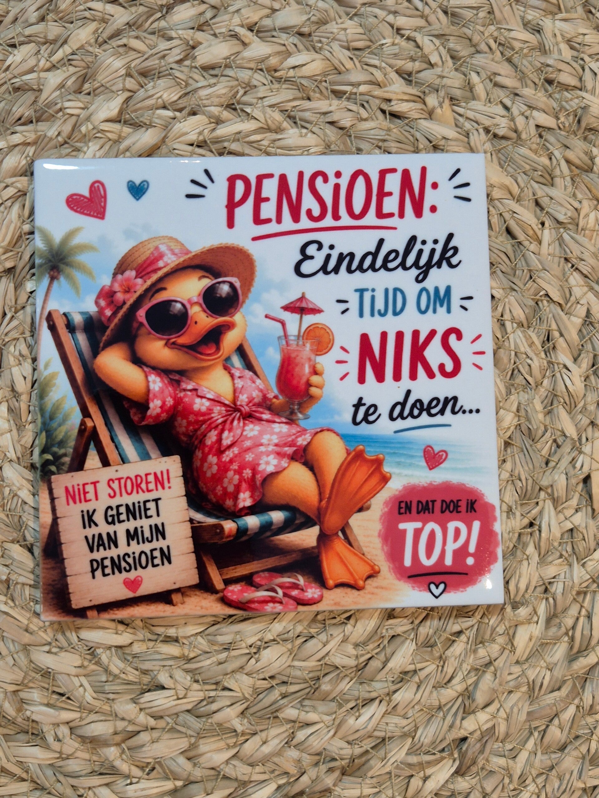 Tegel | Pensioen vrouw