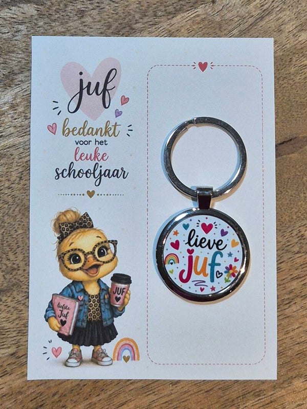 Sleutelhanger | Lieve Juf