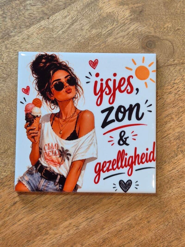 Tegel | Ijsjes zon en gezelligheid