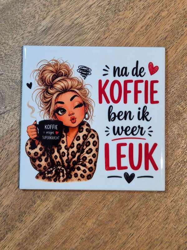 Tegel | Na de koffie blond
