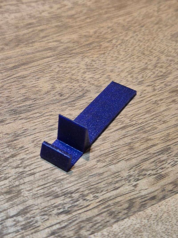 Tegelhouder | paars glitters 3d print