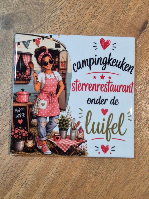 Tegel | Sterren restaurant onder de luifel vrouw