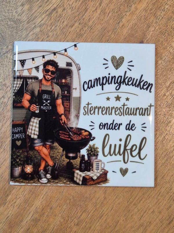 Tegel | Sterren restaurant onder de luifel man