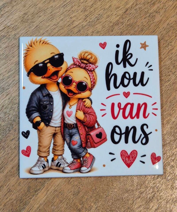 Tegel | Ik hou van ons