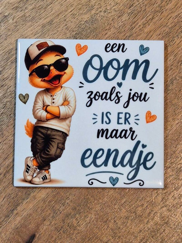Tegel | Oom zoals jou is er maar eendje