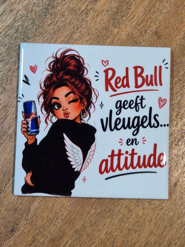 Tegel | RedBull geeft je vleugels en attitude