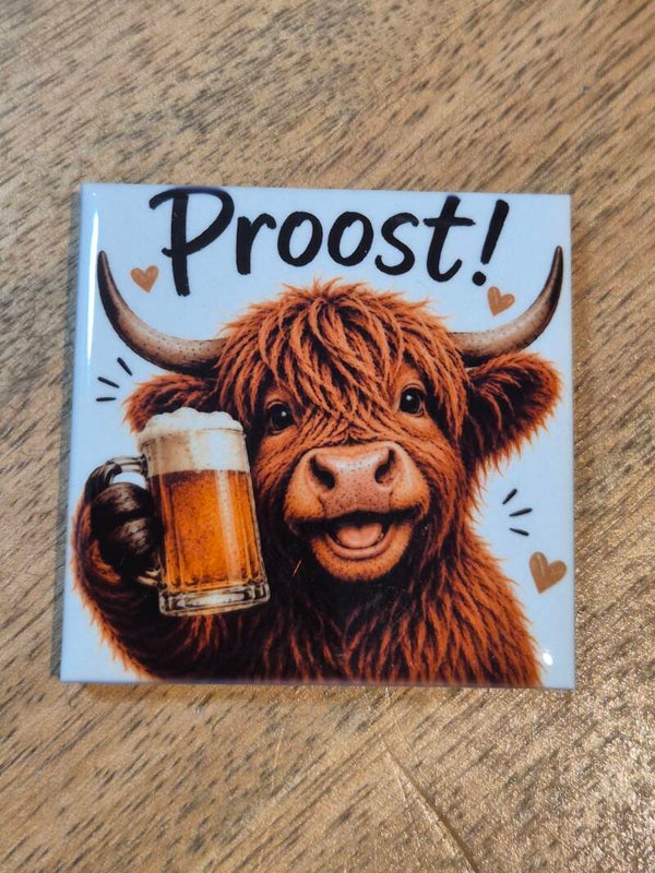 Magneet tegel | hooglander proost