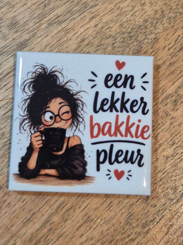 Magnee tegel | een lekker bakkie pleur