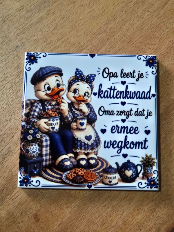 Tegel | Opa leert je kattenwaad