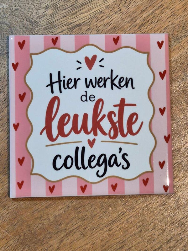 Tegel | Hier werken de leukste collega's