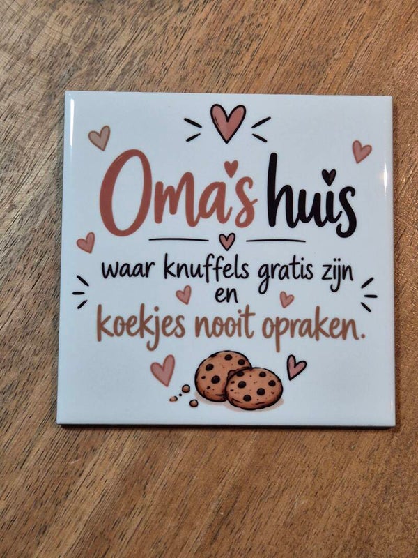 Tegel | Oma's huis