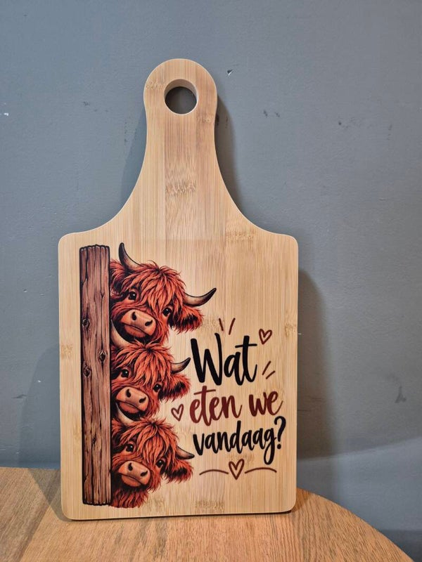 Borrelplank | Hooglanders wat eten we vandaag