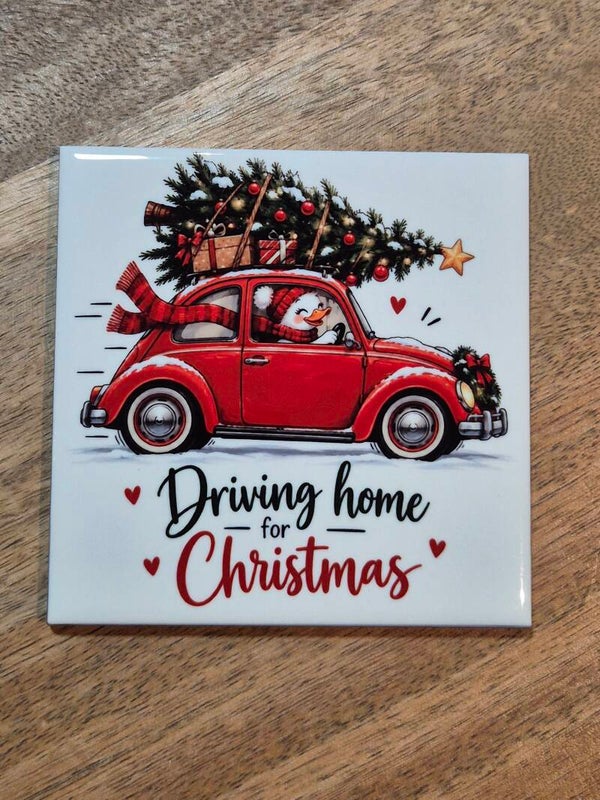 Tegel | Driving home for christmas eendje