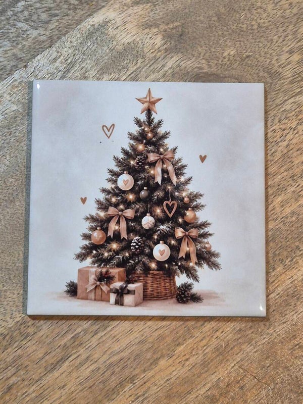 Tegel | Kerstboom beige