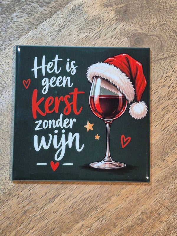 Tegel | Het is geen kerst zonder wijn