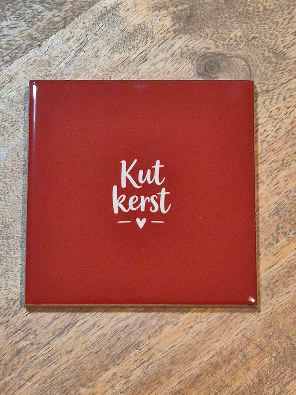 Tegel | Kut kerst rood
