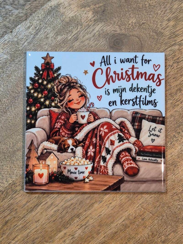 Tegel | All i want for Christmas is mijn dekentje en kerstfilms