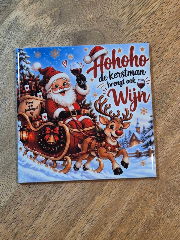 Tegel | De kerstman brengt ook wijn