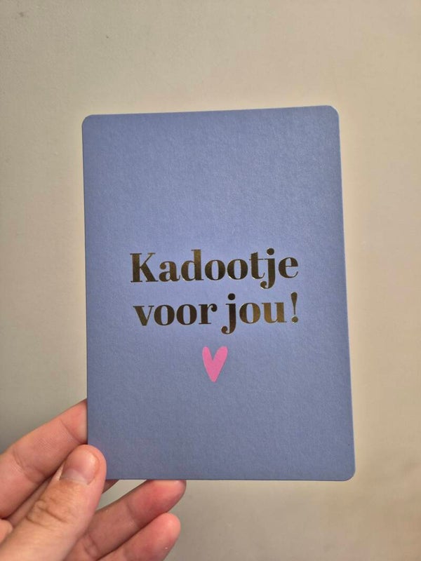 Wenskaart | Kadootje voor jou
