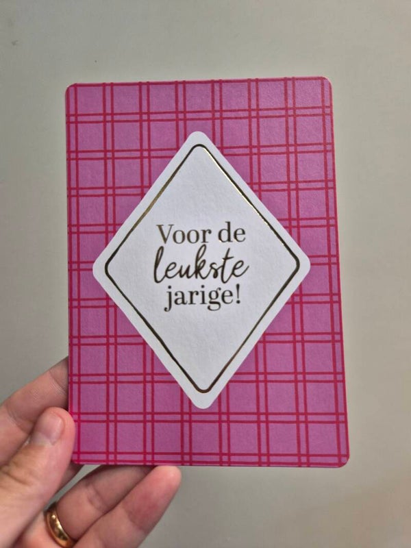 Wenskaart | Voor de leukste jarige