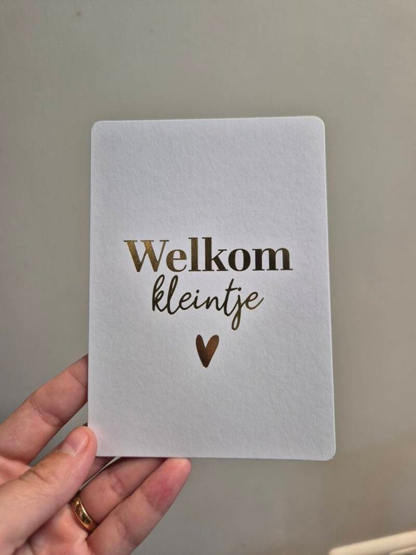 Wenskaart | Welkom kleintje