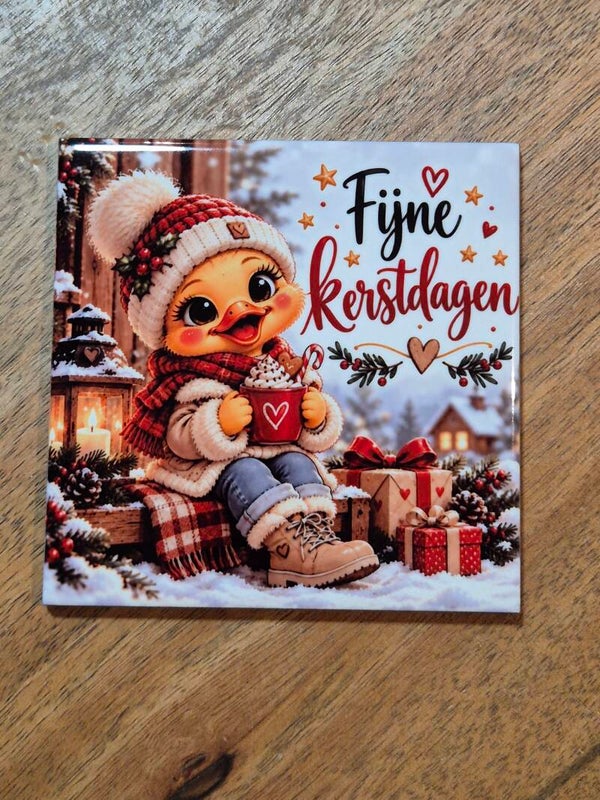 Kersttegel | Fijne kerstdagen