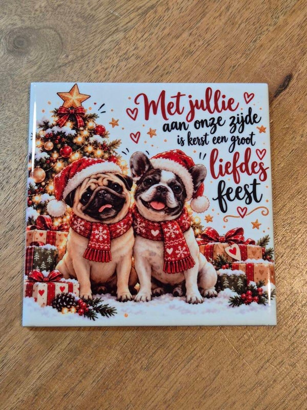 Tegel | Uw eigen huisdier kersttegel