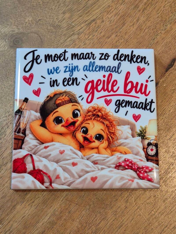 Tegel | Je moet maar zo denken