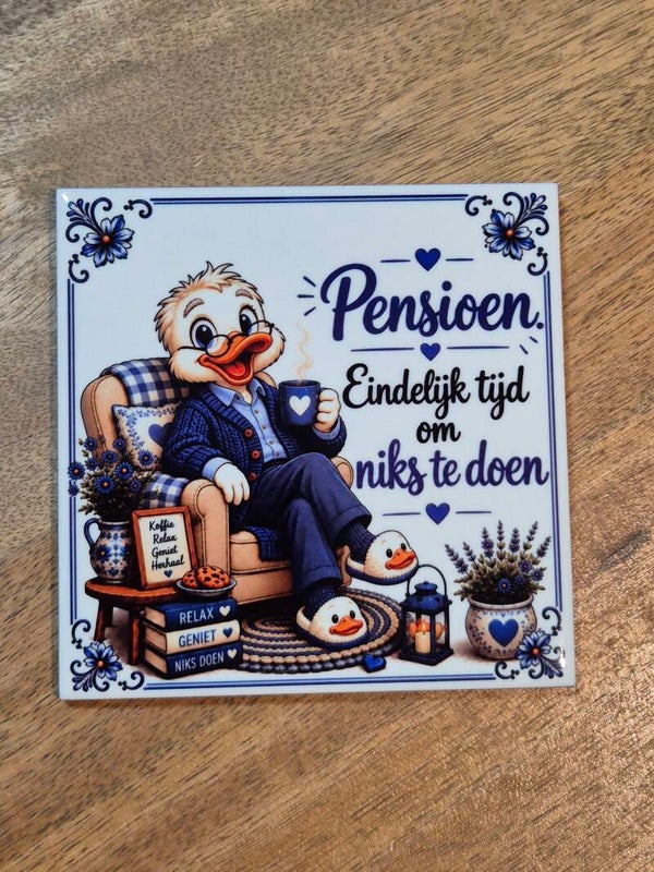 Tegel | Pensioen eindelijk tijd om niks te doen