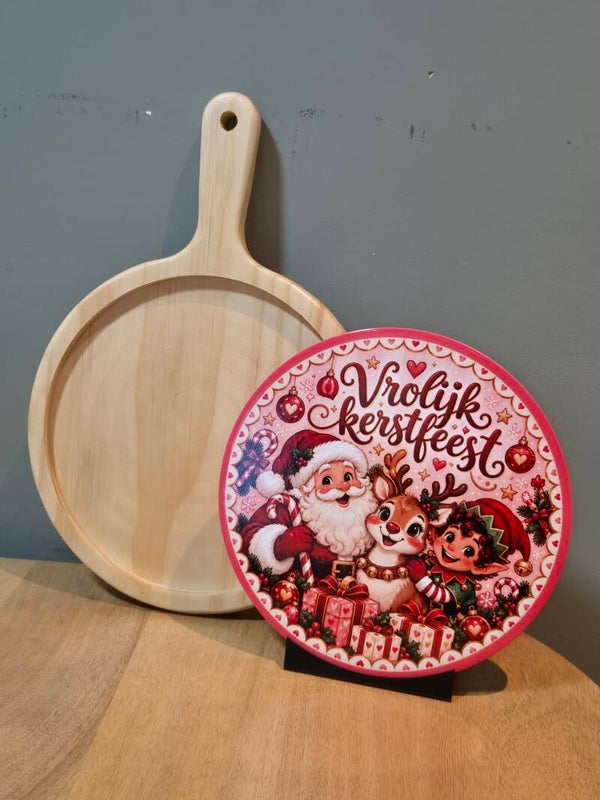 Ronde tegel | Vrolijk kerstfeest