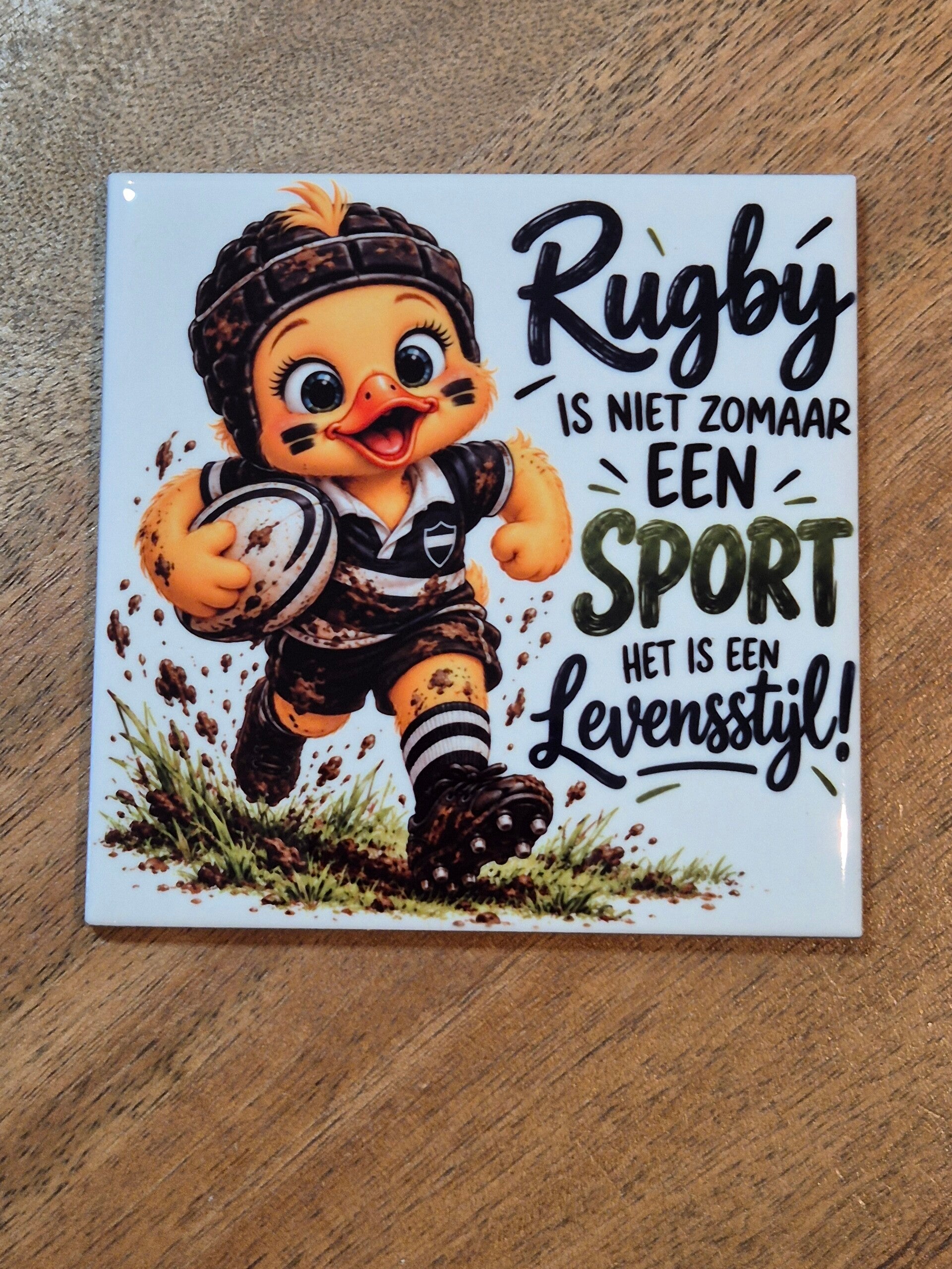 Tegeltje | Rugby is niet zomaar een sport het is een levensstijl
