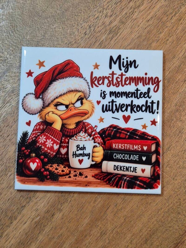 Tegeltje | Mijn kerststemming is ......