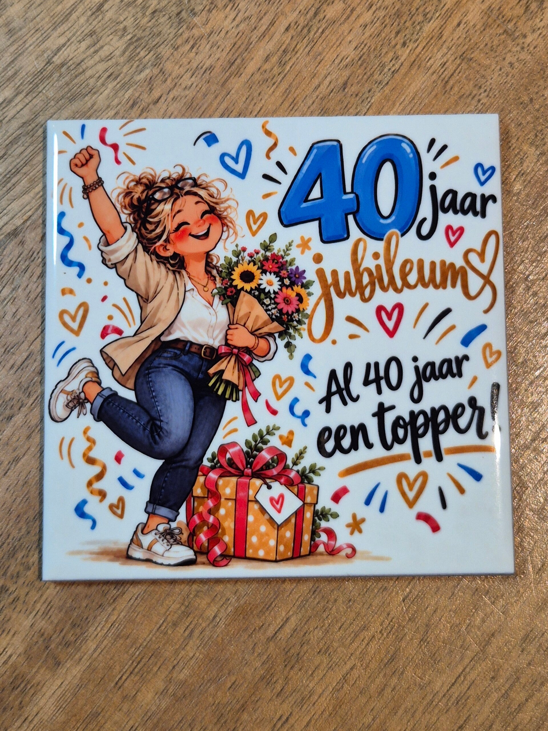 40 jaar in dienst (jaar aanpasbaar)