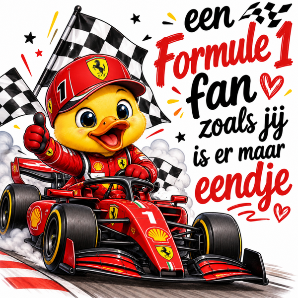 Tegel | Formule 1 fan Ferrari