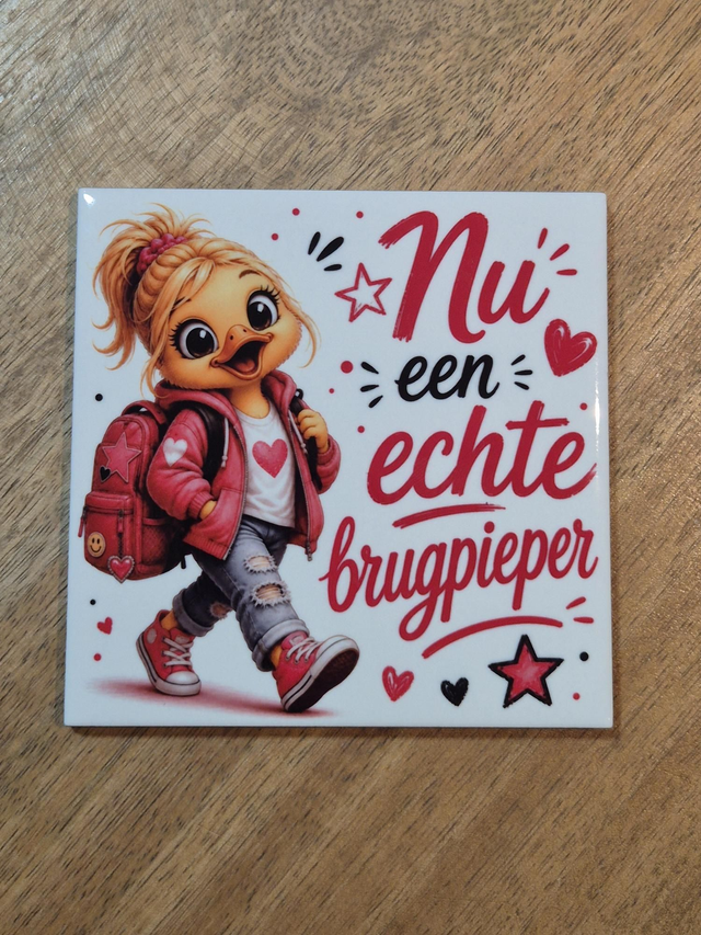 Tegel | Brugpieper meisje