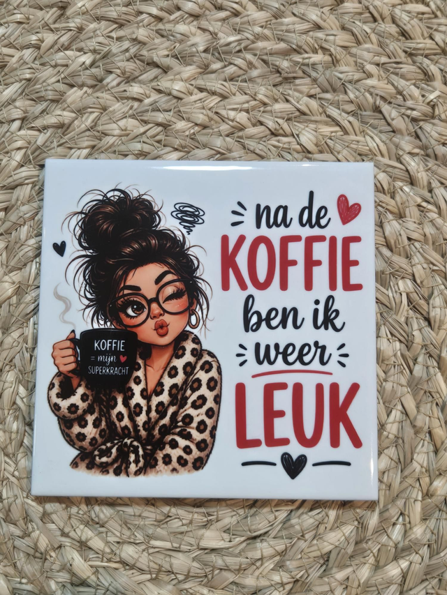 Tegel | Na de koffie Bruin