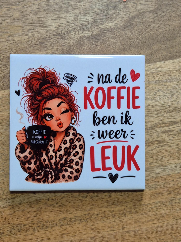 Tegel | Na de koffie Rood