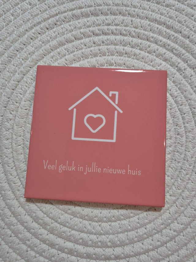 Tegel | Veel geluk in jullie nieuwe huis