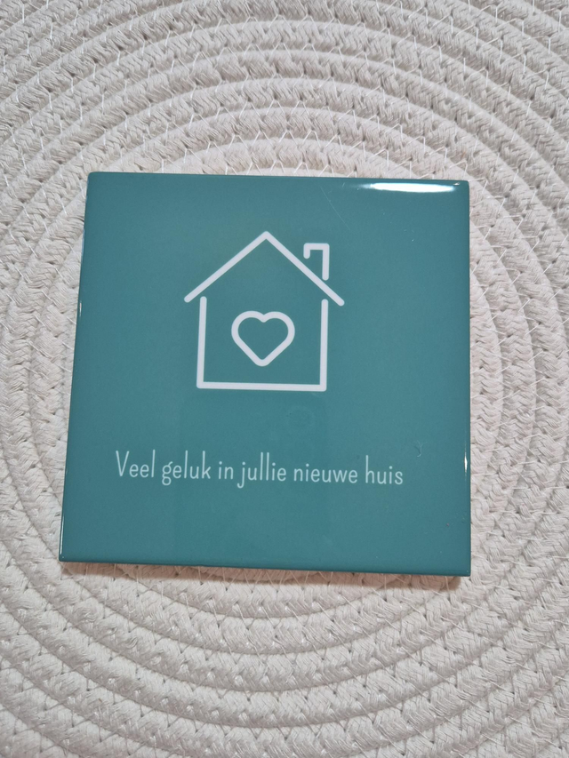 Tegel | Veel geluk in jullie nieuwe huis