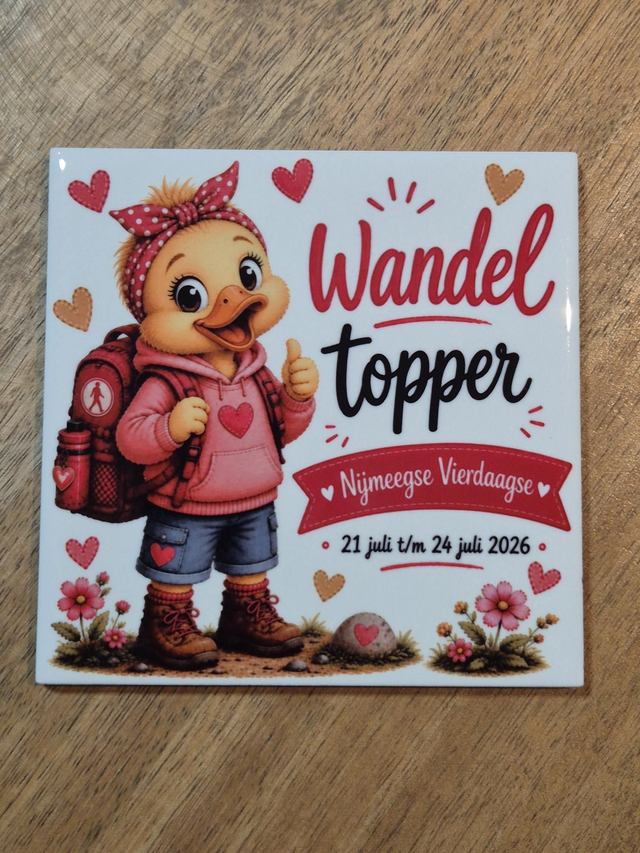 Tegel | Wandeltopper Nijmeegse vierdaagse 2026 vrouw